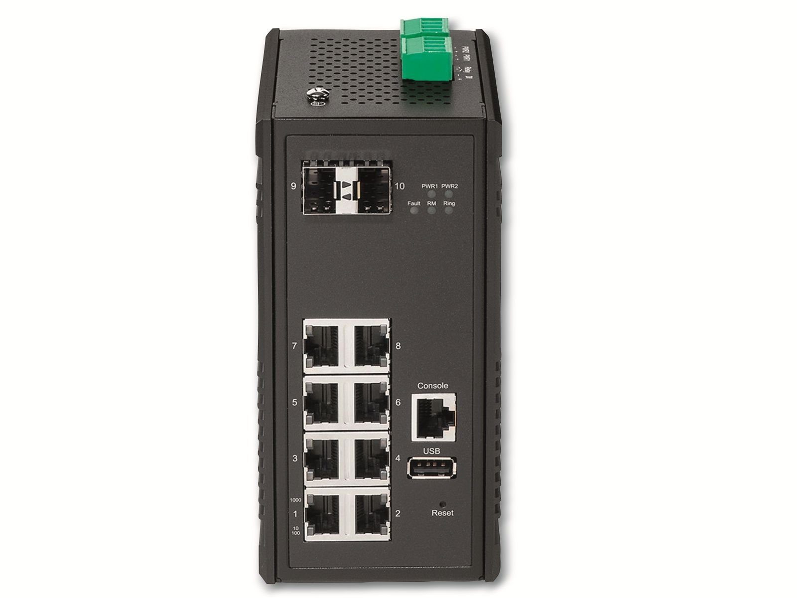 EDIMAX 8-port Industrie-Switch IGS-5208, Netzwerk-Switch Edimax