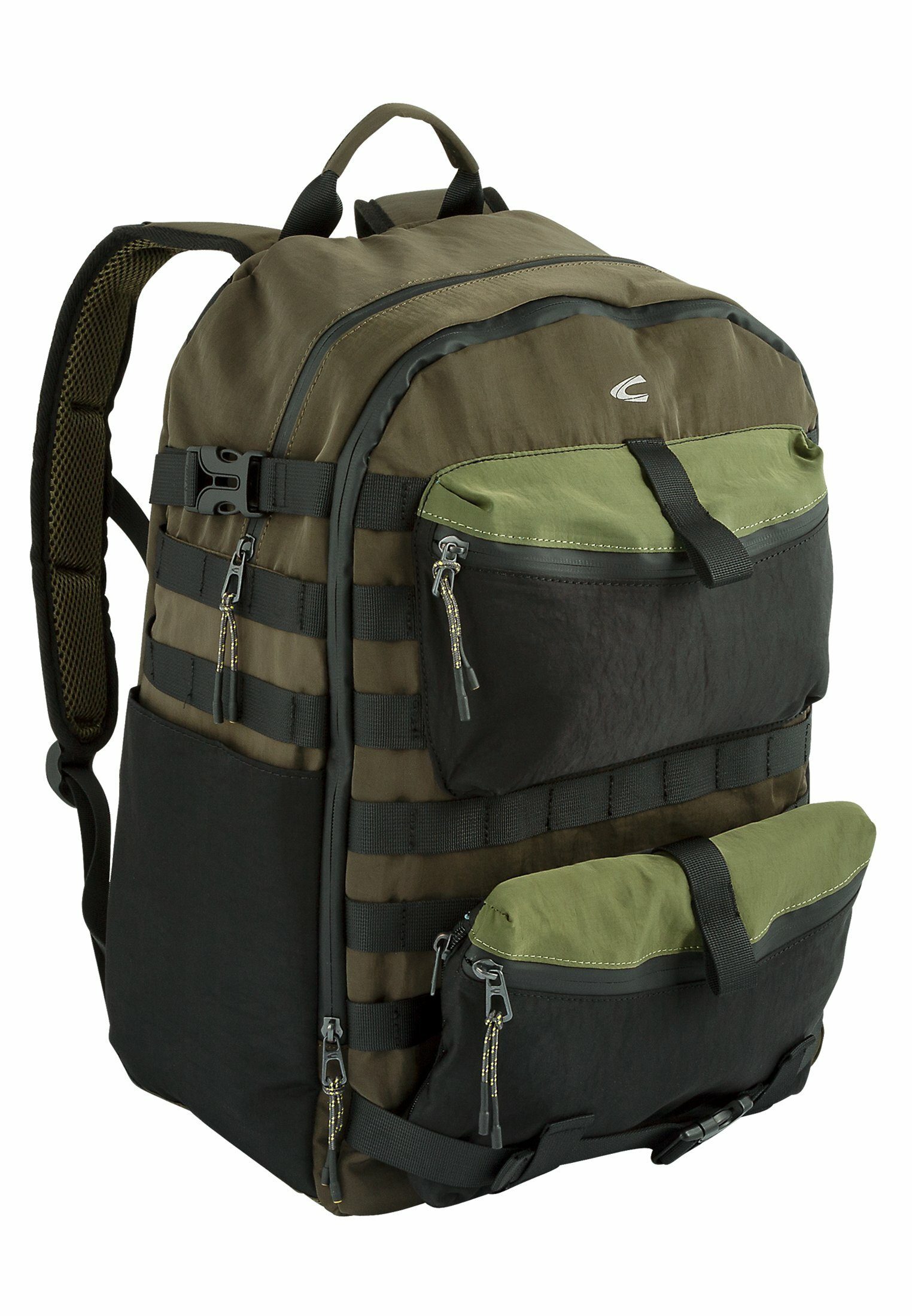 camel active Freizeitrucksack Rucksack mit gepolstertem Laptopfach, Markenlabel