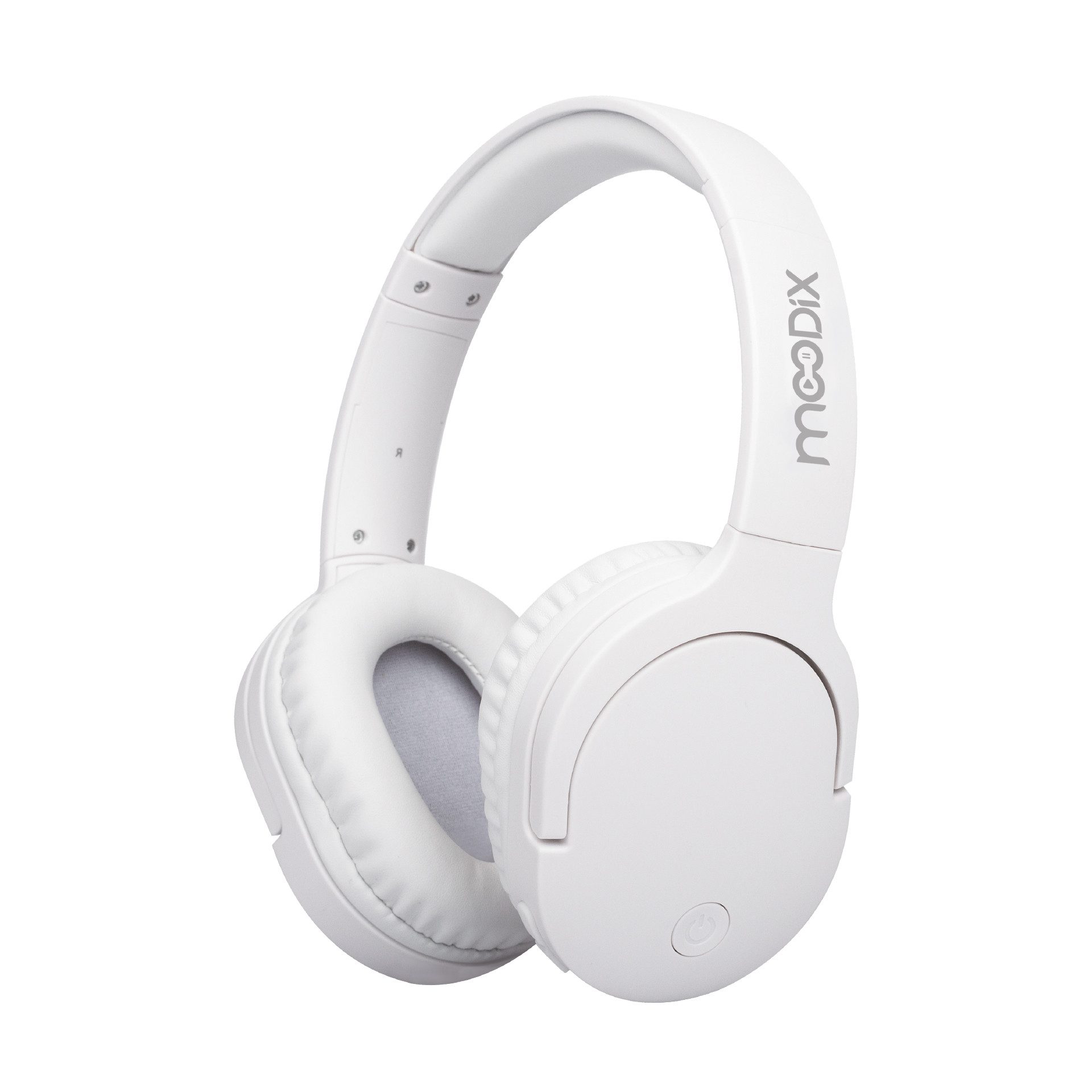Moodix KO23BT1100W Bluetooth On-Ear-Kopfhörer, Weiß Kopfhörer