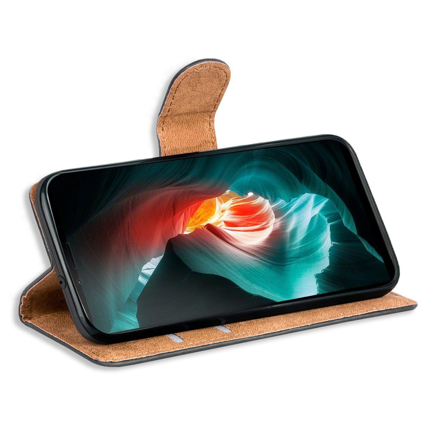 CoolGadget Handyhülle Book Case Handy Tasche für Sony Xperia L4 6,2 Zoll, Hülle Klapphülle Flip Cover für Sony L4 Schutzhülle