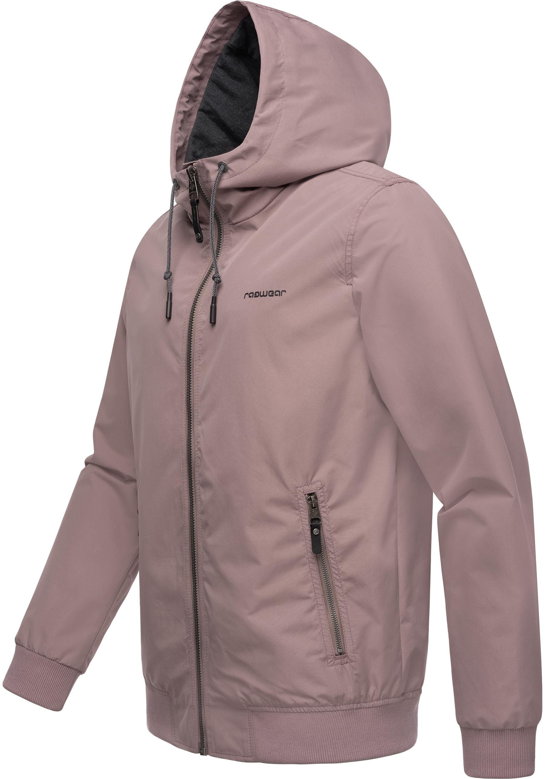 Ragwear Outdoorjacke Perci Stylische Herren Übergangsjacke mit großer Kapuze