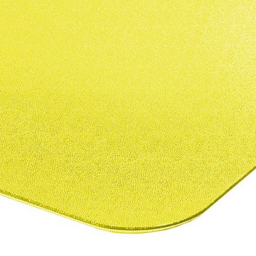 Floordirekt Bodenschutzmatte für Hartböden, Gelb