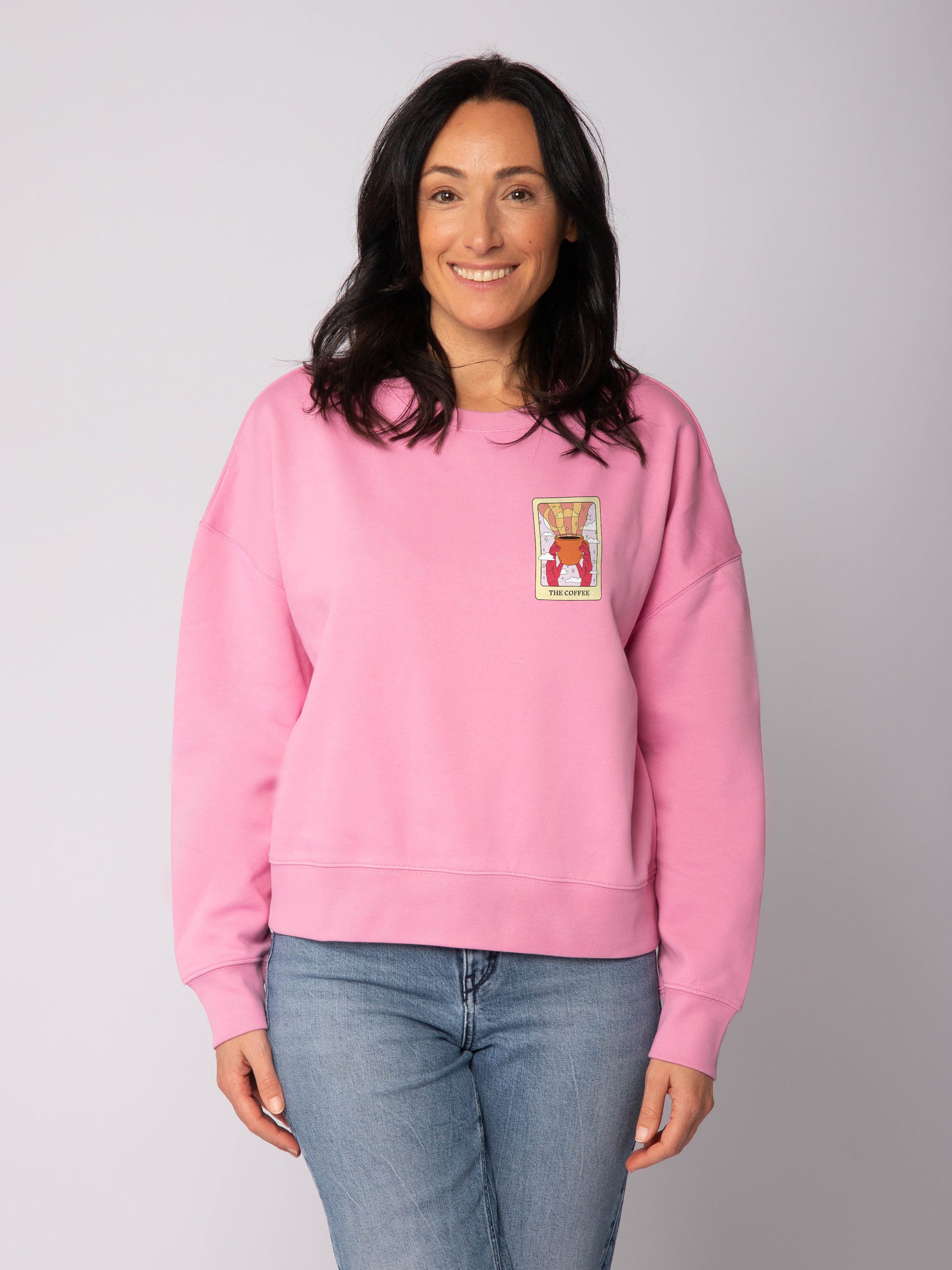 wat? Apparel Sweatshirt Tarot The Coffee