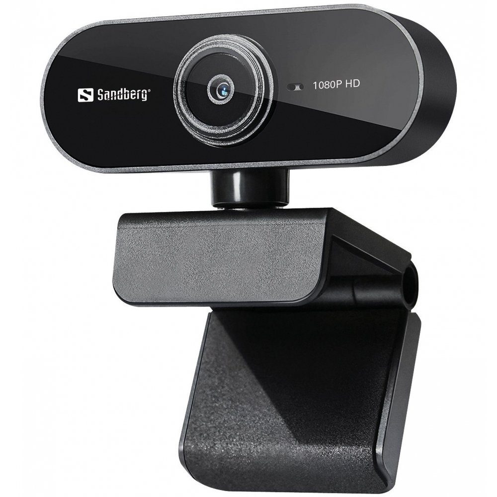 Sandberg Flex - Webcam - Full HD-Webcam schwarz