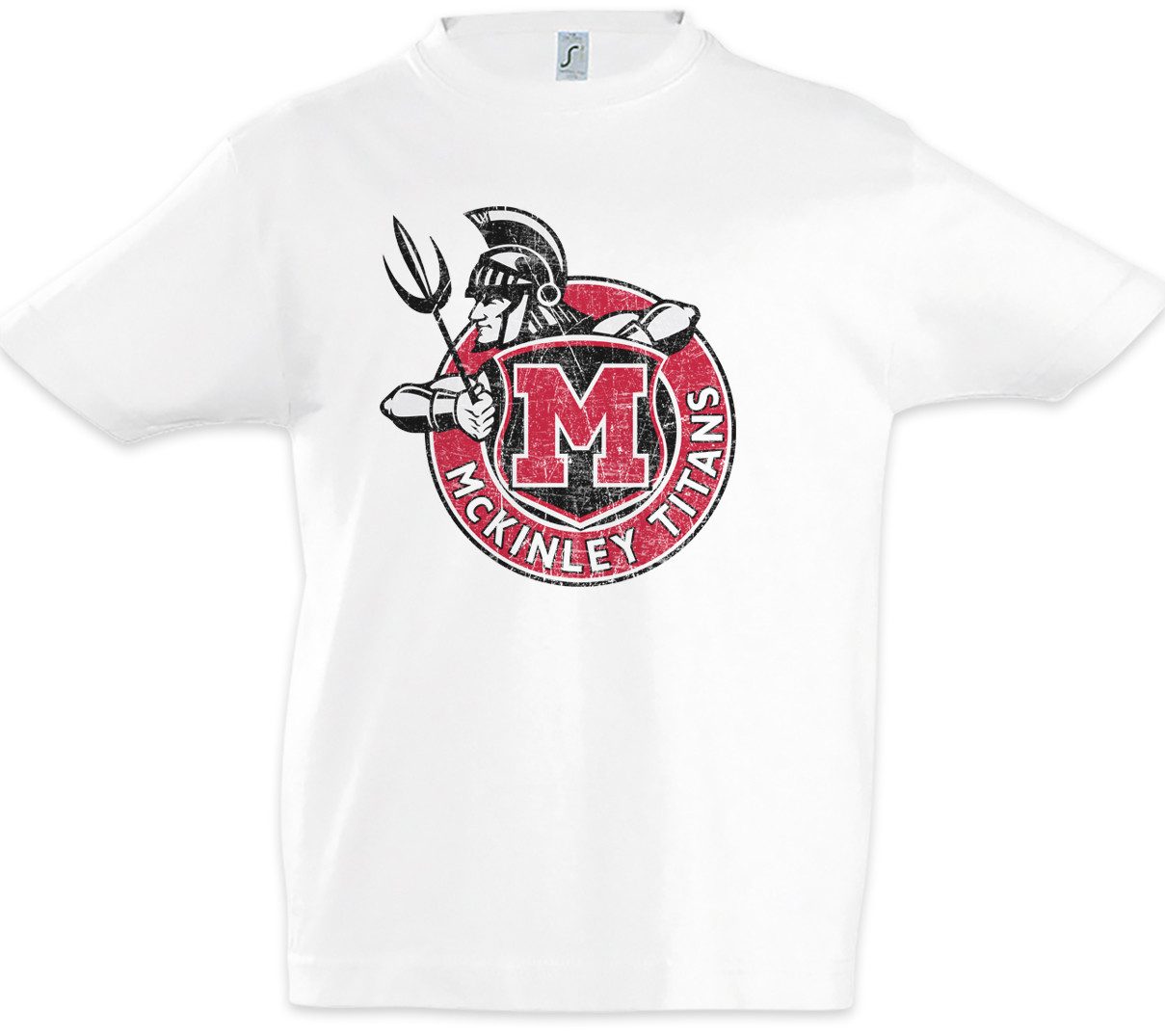 Urban Backwoods Print-Shirt M Titans I Kinder T-Shirt Mannschaft Team Glee Symbol Sign Logo (1-tlg) Zeichen Trikot College Jacke
