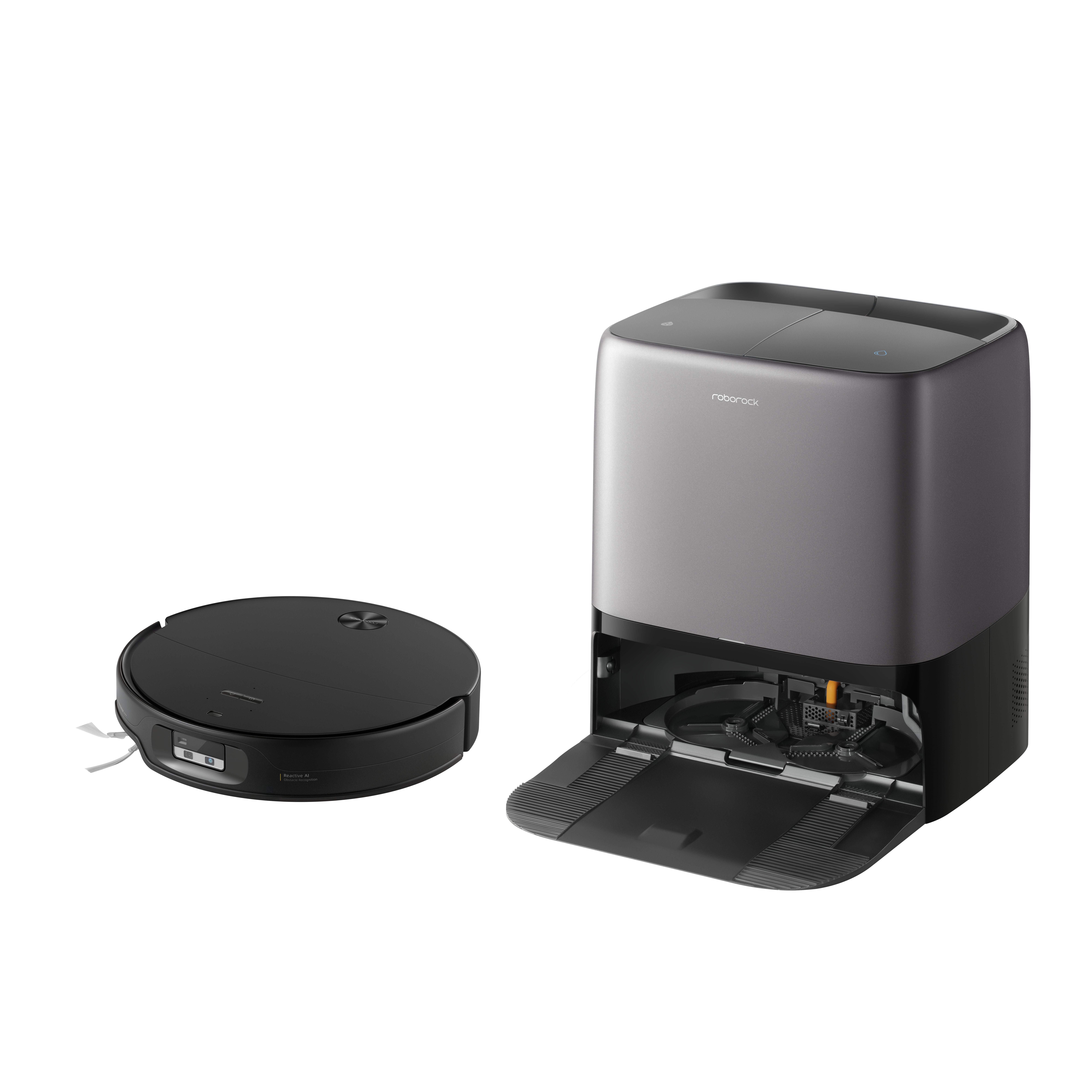 Roborock Nass-Trocken-Saugroboter Saros 20 Neo, 60 W, beutellos, Dual Spinning Mops, FlexiArm™, selbstreinigende Dockingstation