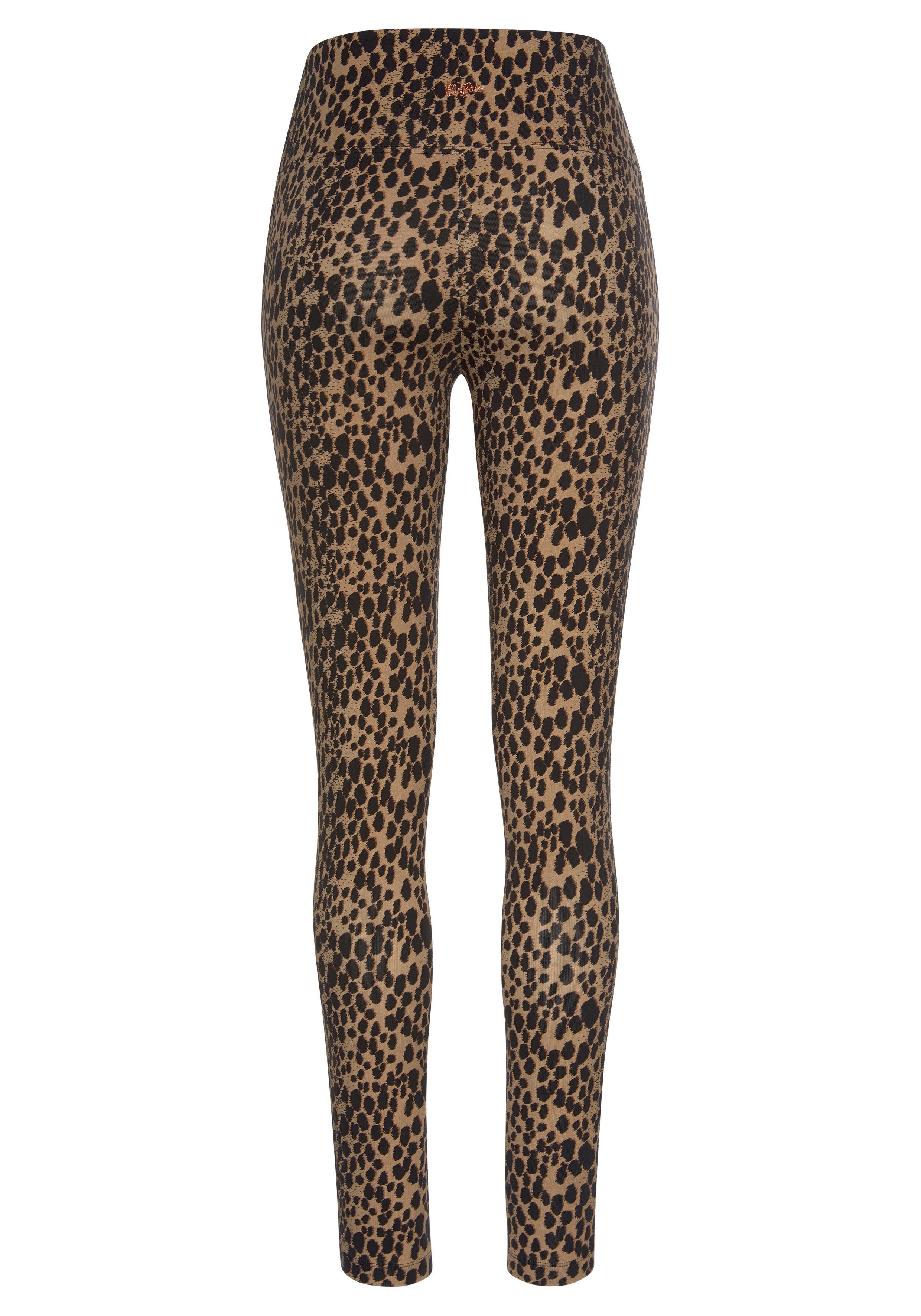 Buffalo Leggings mit Leoprint