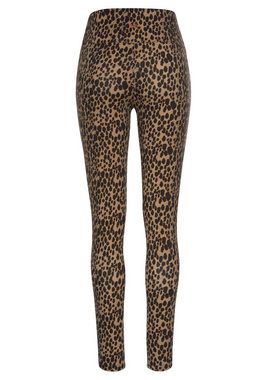 Buffalo Leggings mit Leoprint