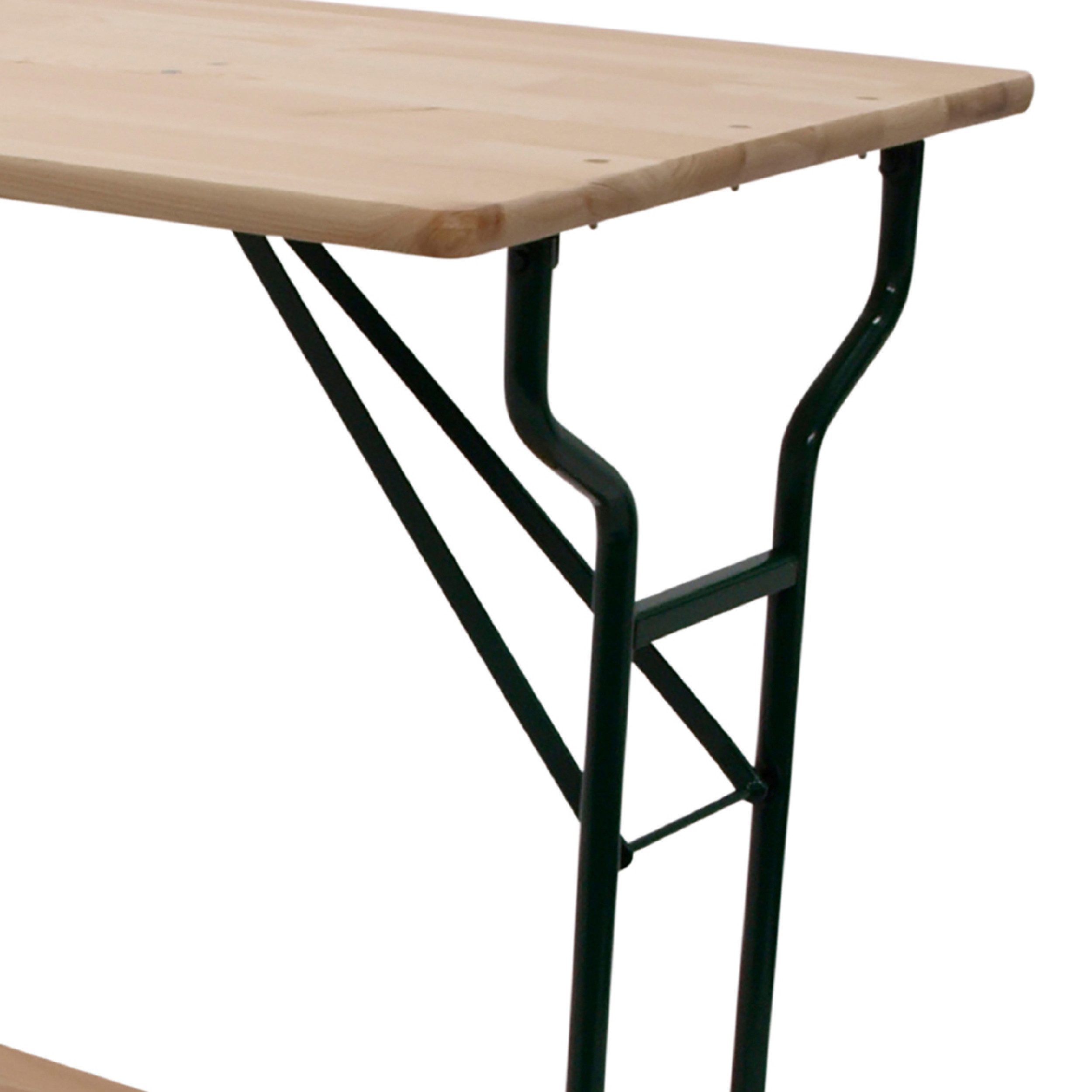 TPFGarden Stehtisch MINO (Klappbarer Garten- und Stehtisch, 1-St., Bistrotisch aus Metall + Holz lackiert), Bartisch 113 cm mit stabiler Fußstütze