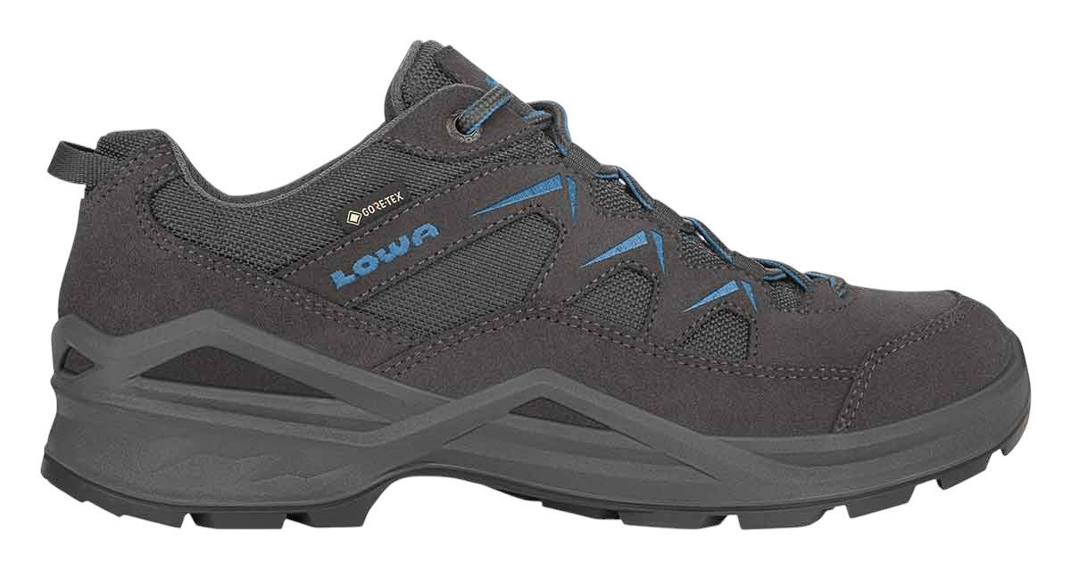 Lowa LOWA Herren SIRKOS EVO GTX LO 311805-9704 graphit/blau Trekkingschuh
