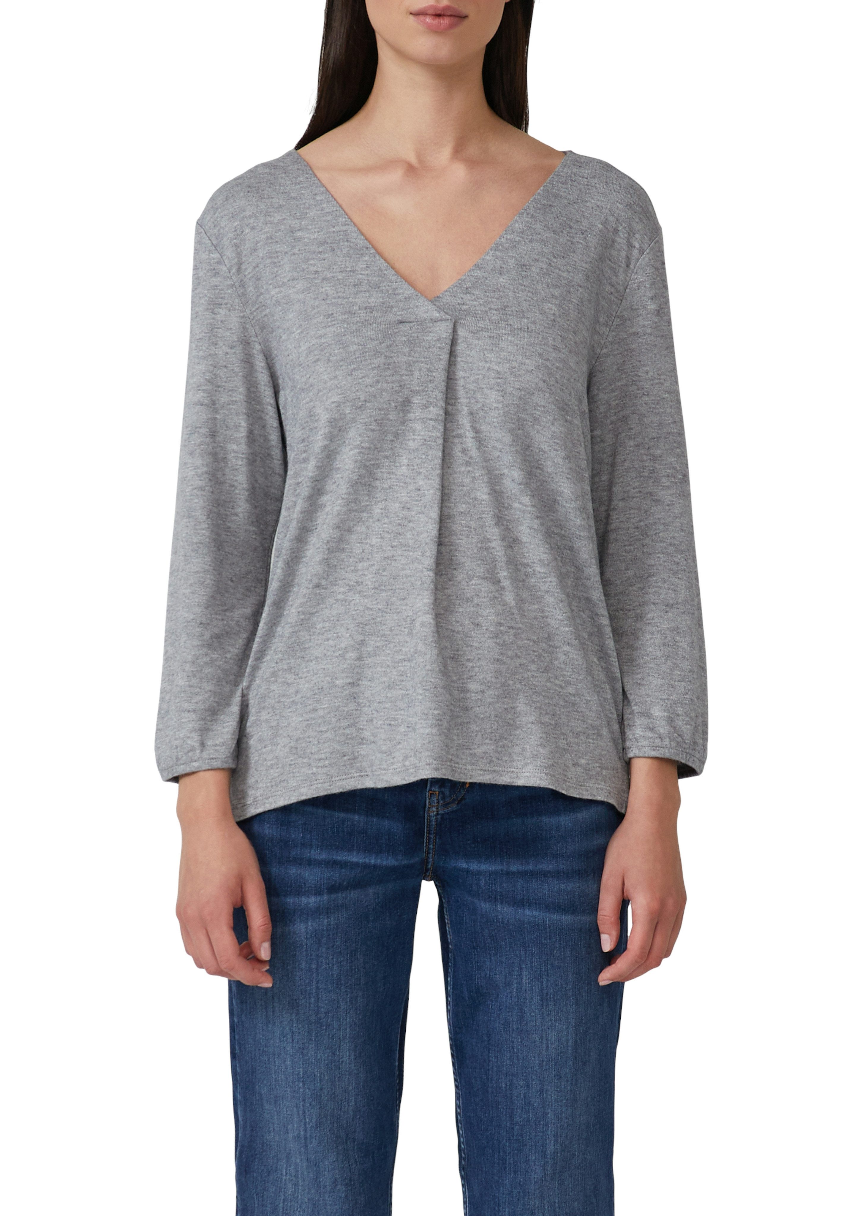 s.Oliver 3/4-Arm-Shirt mit V-Ausschnitt günstig online kaufen