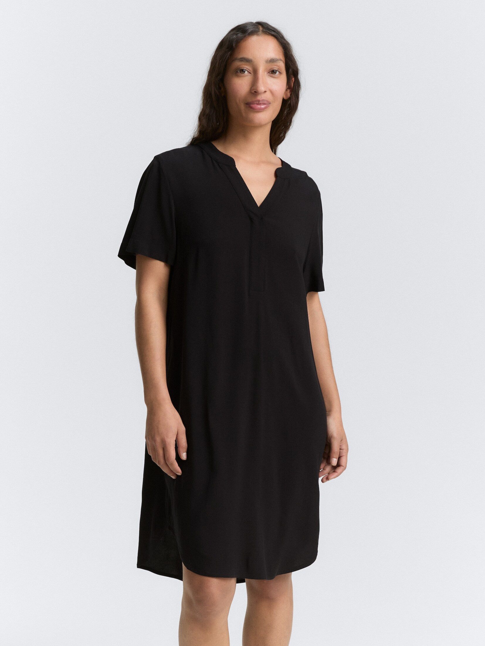 TOM TAILOR Sommerkleid Kleid aus Viskose günstig online kaufen