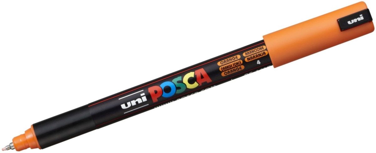 uni-ball Filzstift Fasermaler Uni Posca PC-1MR 0,7 dunkel-orange