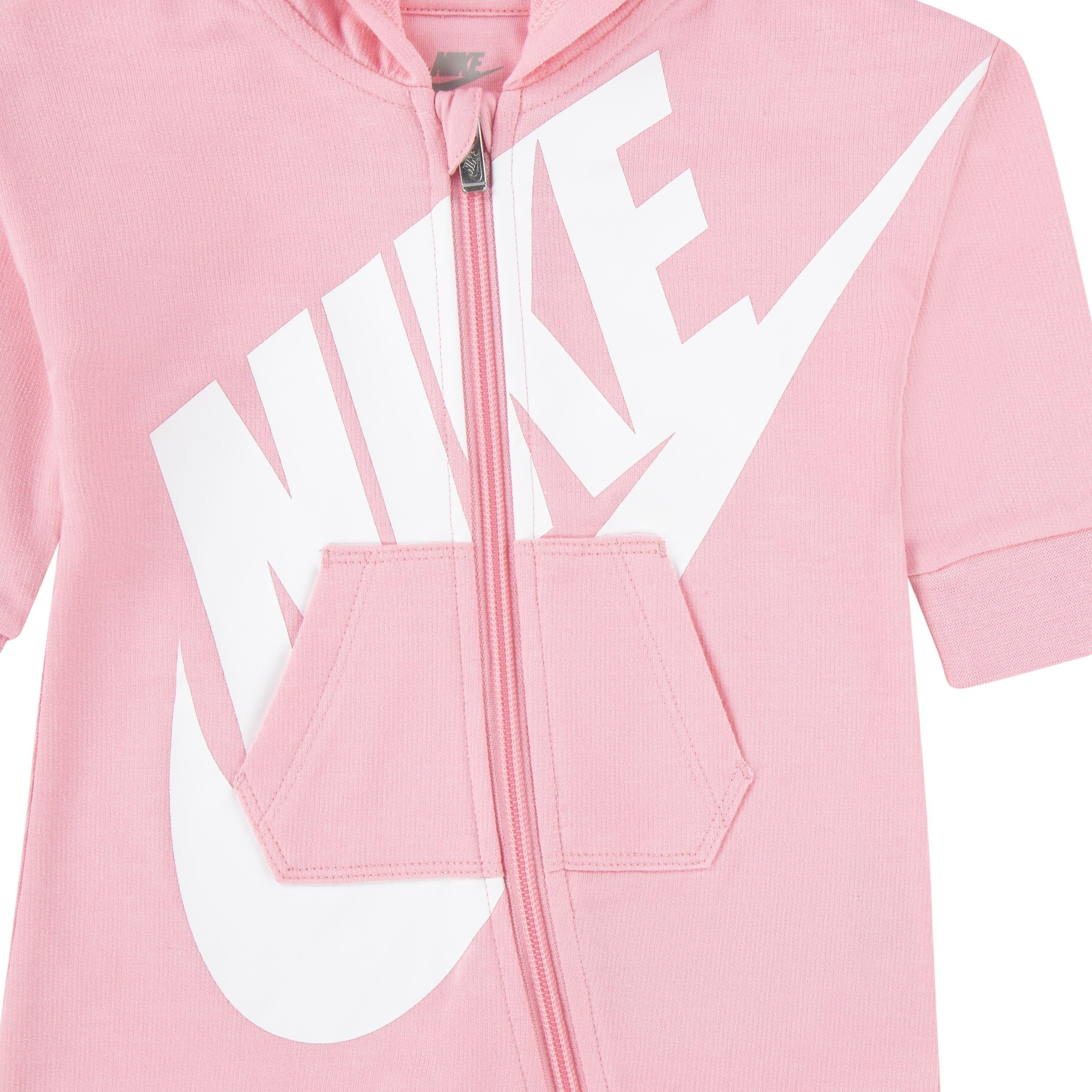 NKN Strampler COVERALL rosa-weiß Nike DAY Sportswear ALL PLAY