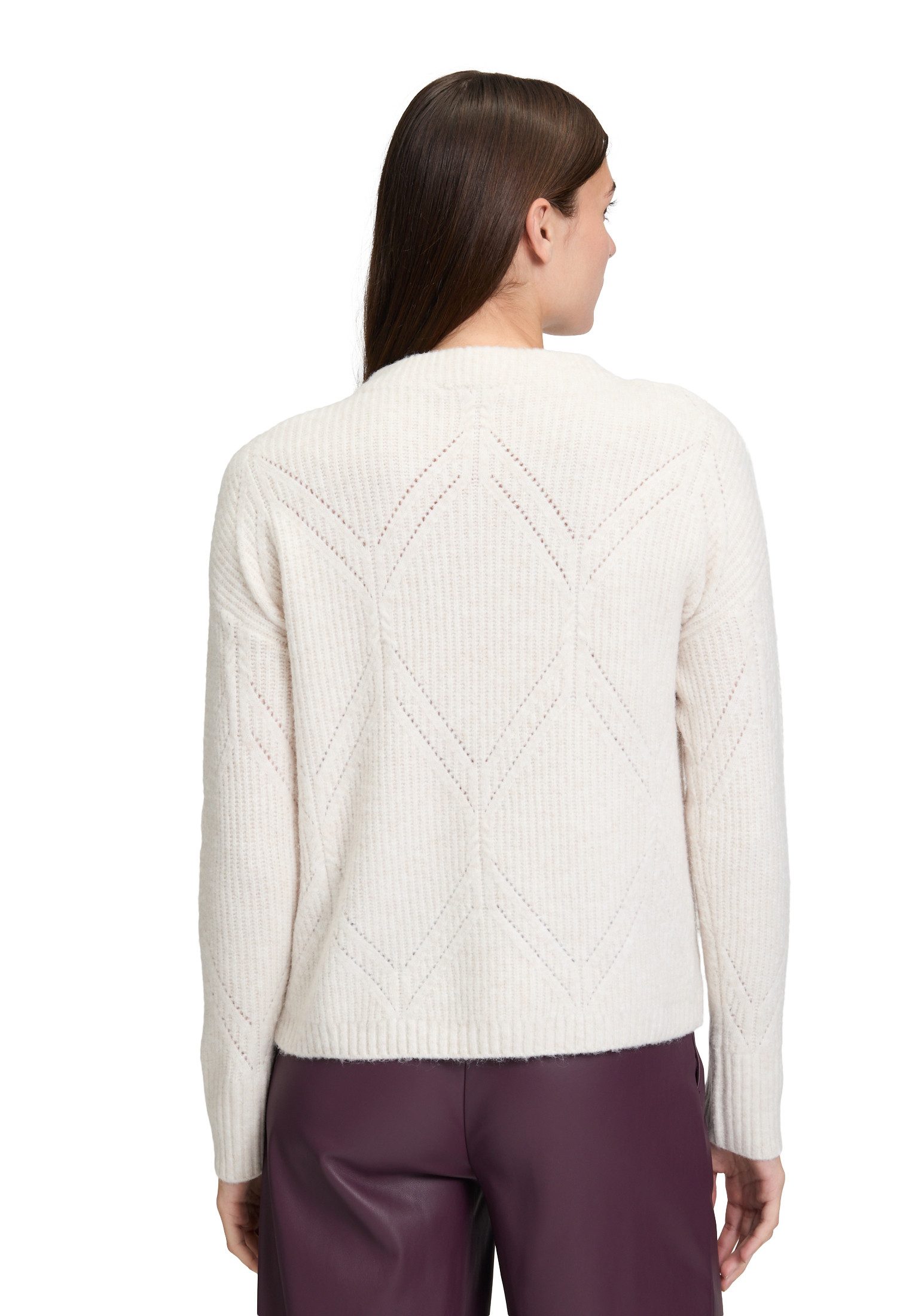Betty&Co Strickpullover Damen mit Struktur (1-tlg)