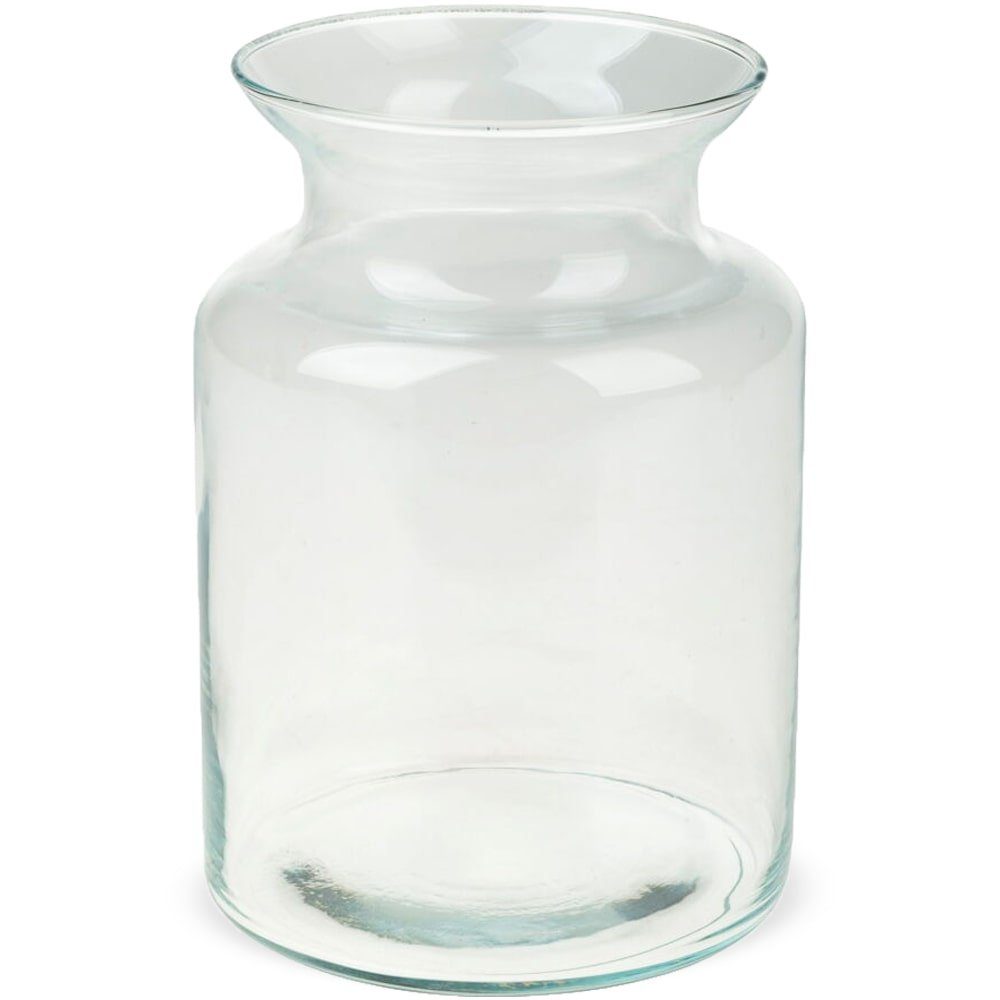 matches21 Klar Schöne aus Vase Ø 14x20 HOME St) (1 HOBBY Glas transparent Glasvase & runde Blumentopf cm