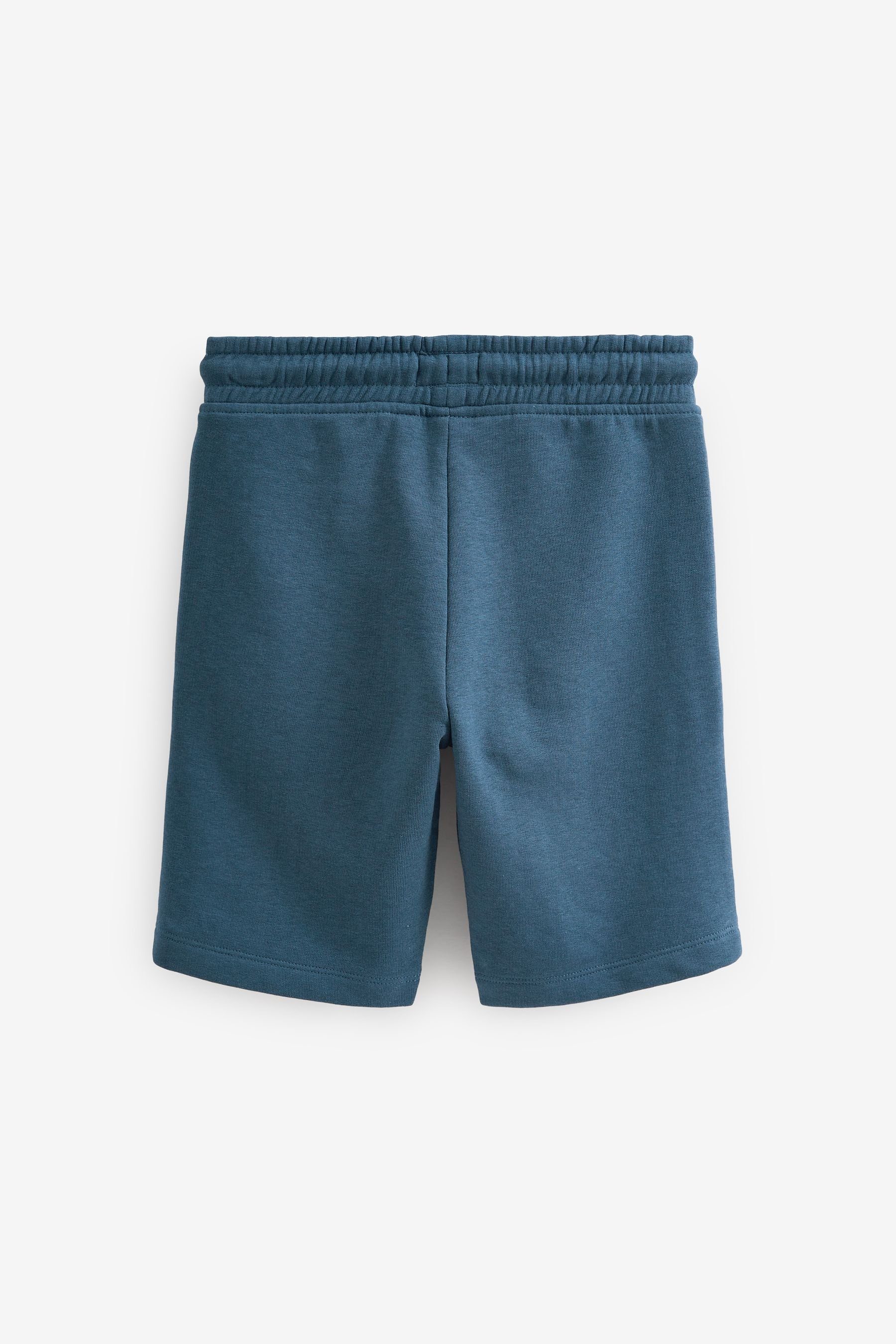 Blue Sweatshorts Jersey-Shorts Reißverschlusstasche mit (1-tlg) Next