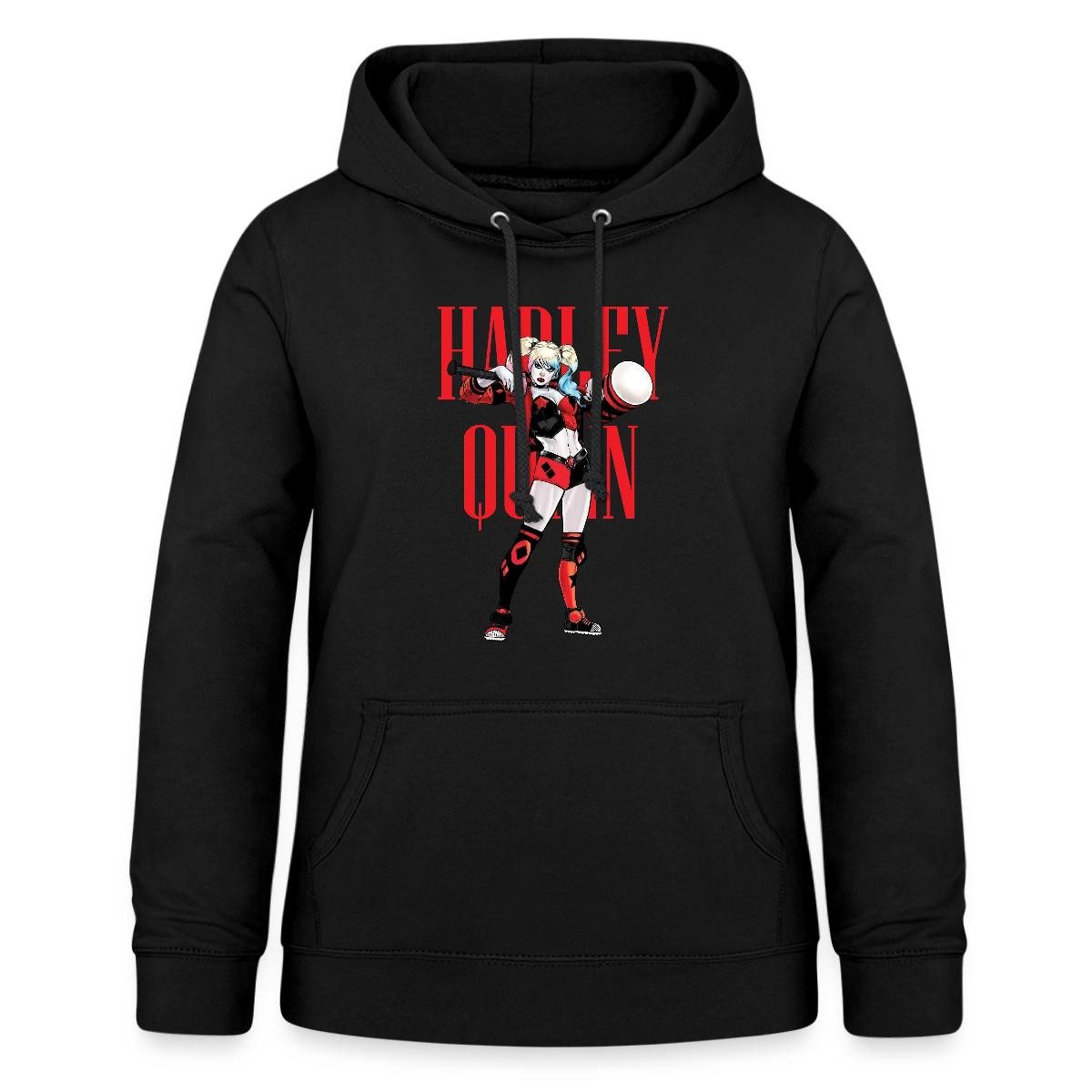 Spreadshirt Hoodie Harley Quinn Mit Hammer Damen Hoodie (1-tlg)