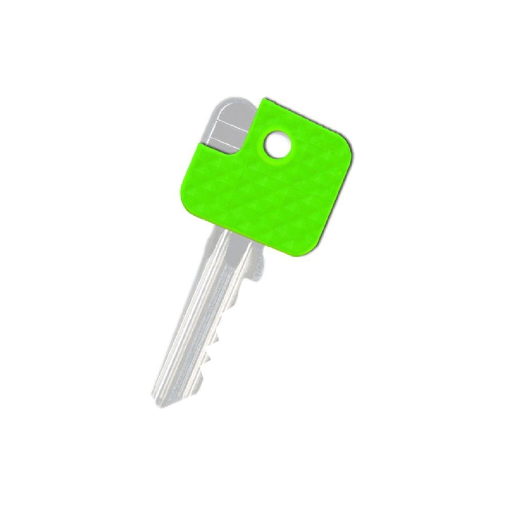 WEDO Schlüsselanhänger WEDO® 262 Schlüsselkappen eckig farbsortiert - 100