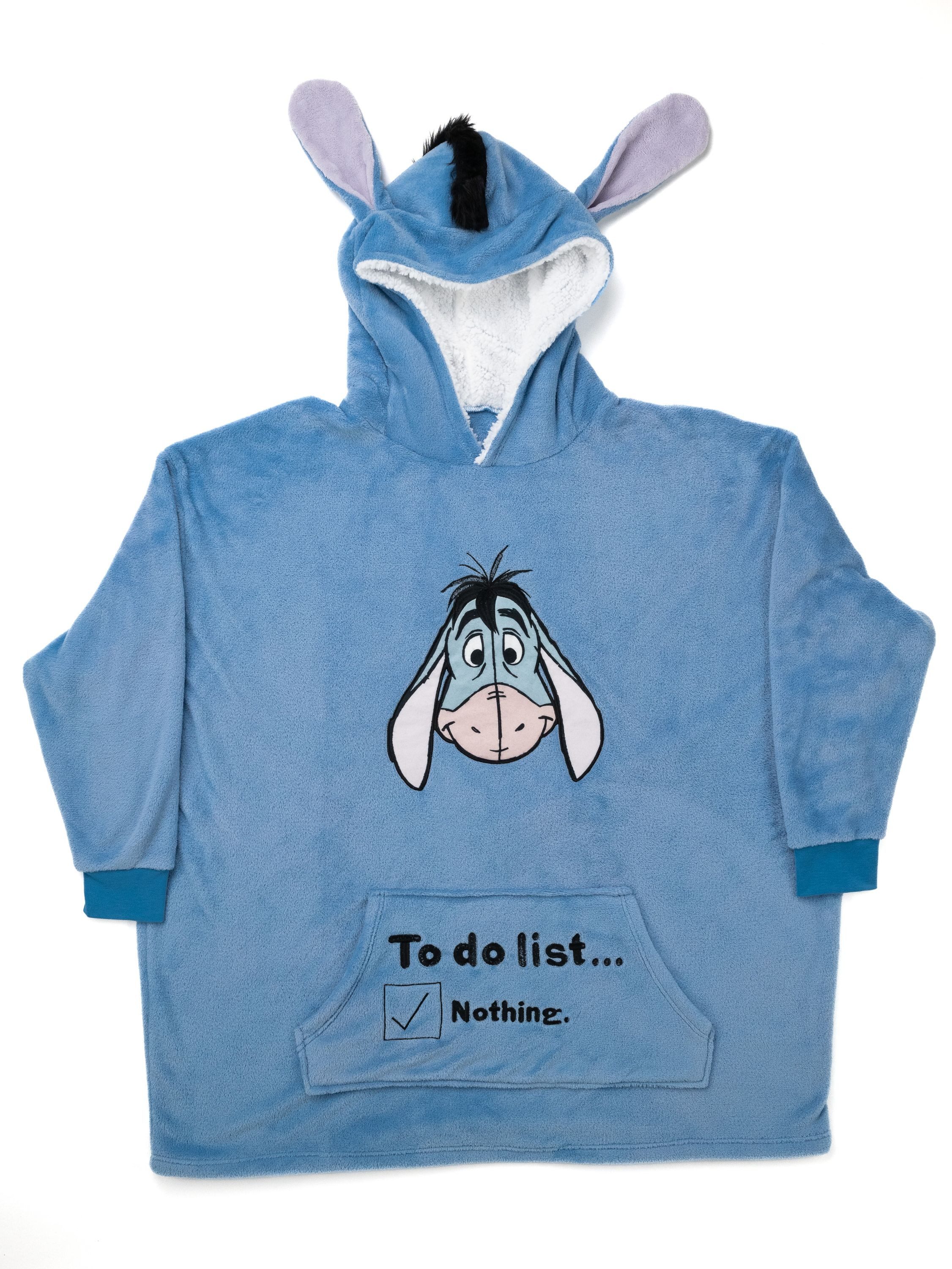 United Labels® Kapuzenpullover I-Aah Esel Oversize Cozy Hoodie Übergroße Winnie Puuh Kuschelpullover