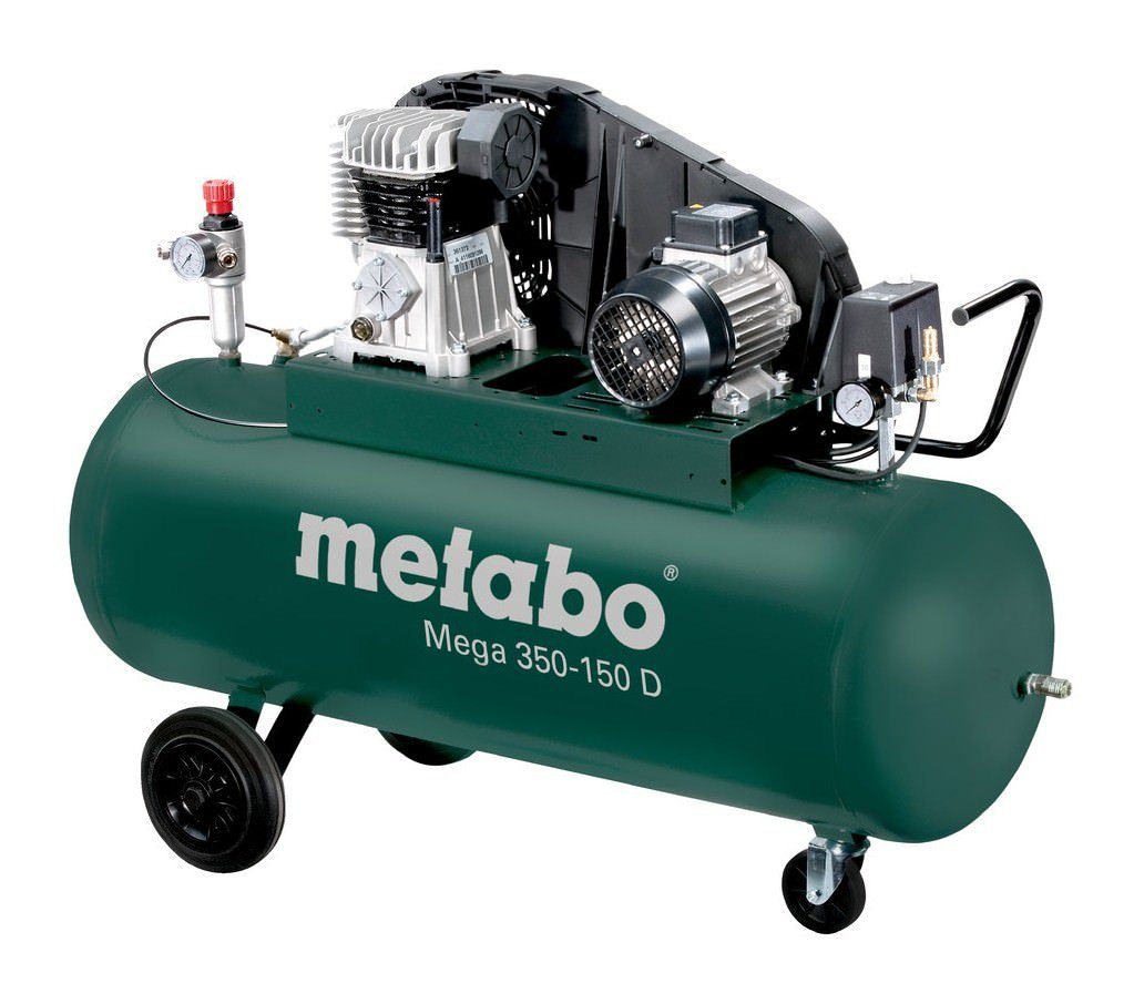 metabo Kompressor Mega 350-150 D, 2200 W, max. 10 bar, 150 l