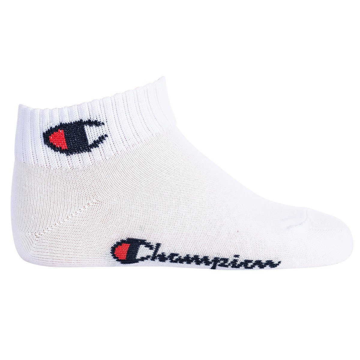Champion Freizeitsocken Kinder Socken, 6er Crew Pack- einfarbig Socken, Schwarz/Grau/Weiß