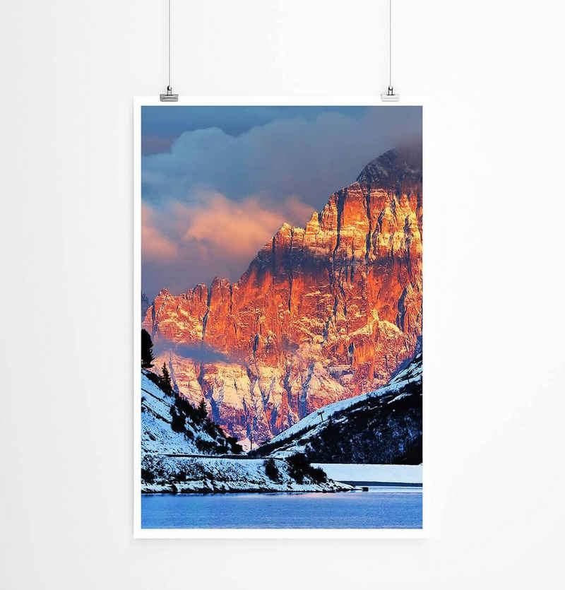 Sinus Art Poster Landschaftsfotografie 60x90cm Poster Monte Civetta in den Dolomiten Italien