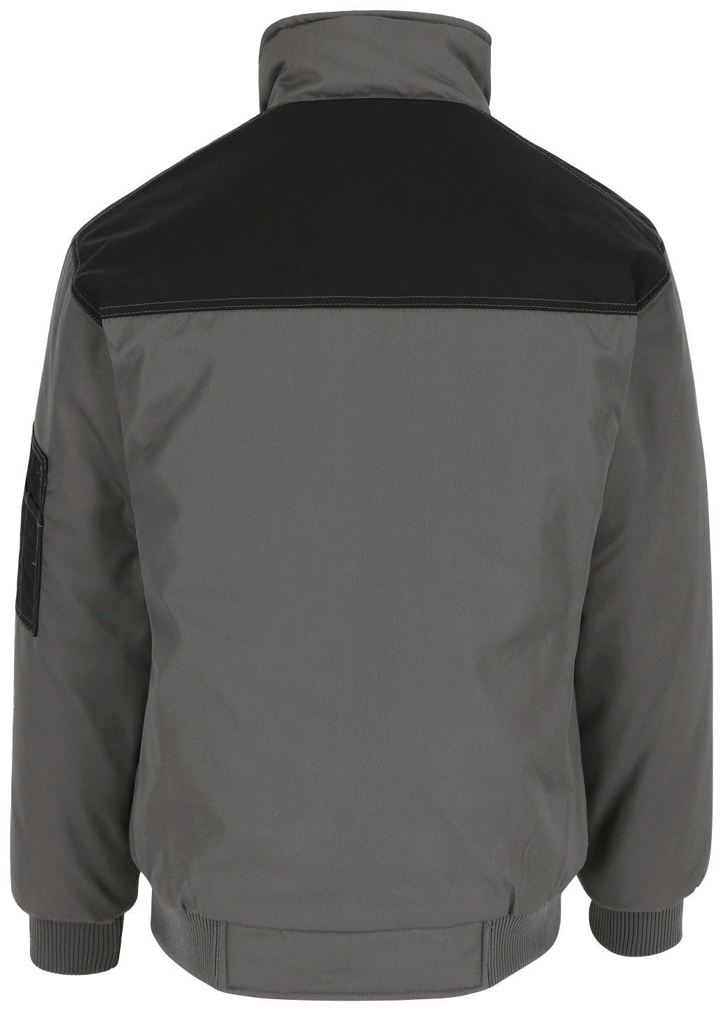 Herock Arbeitsjacke Typhon Jacke Wasserabweisend viele robust, Fleece-Kragen, grau Taschen, mit viele Farben