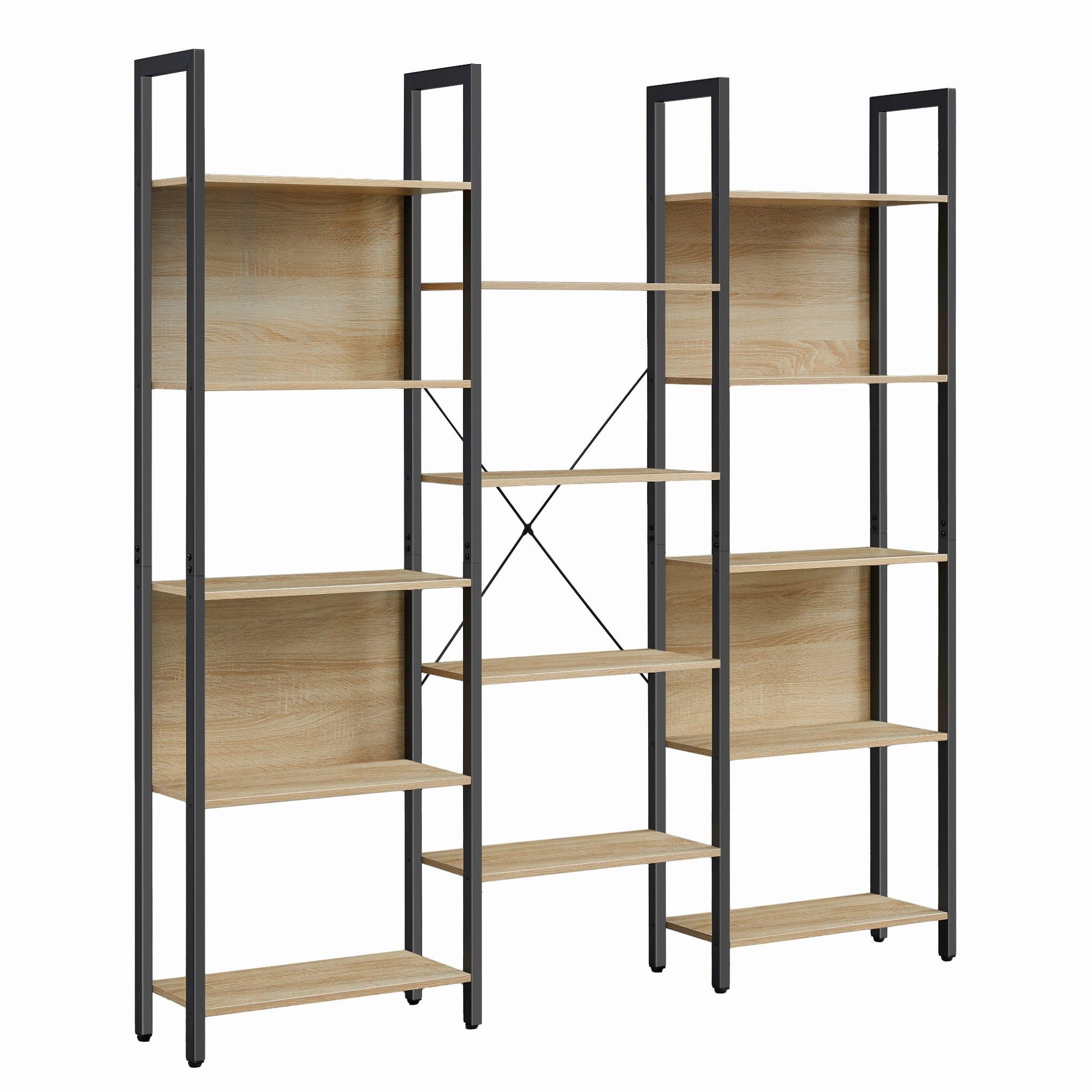 LEOBERT Bücherregal Bücherregal Regalsystem Wandregal Raumteiler Aufbewahrung Büroregale, Packung 1-tlg., 158 x 24 x 166 cm