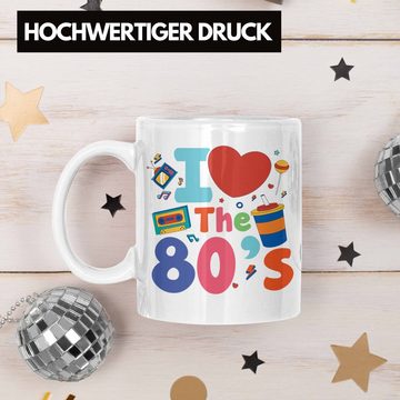 Trendation Tasse Trendation - 80er Jahre Tasse Geschenk Achziger Geschenkidee Party