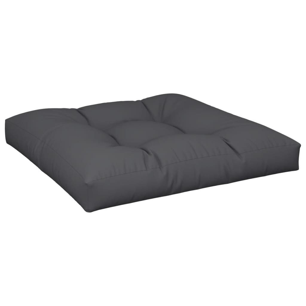 vidaXL Sitzauflage Palettenkissen Schwarz 80x80x12 cm günstig online kaufen