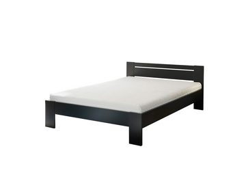 möbelando Bett Cannes, in Schwarz. Abmessungen (BxHxT) 145x71x204 cm