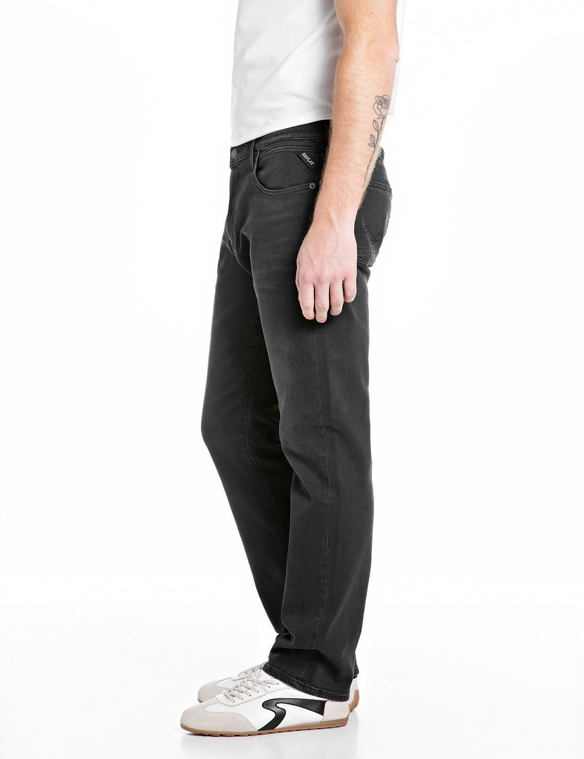 Replay Straight-Jeans Aideen im 5-Pocket-Stil – Bild 4 von 5