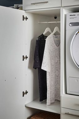 freiraum Waschmaschinenumbauschrank LAUNDREEZY in weiß - 167,5x200x67,5 (BxHxT)