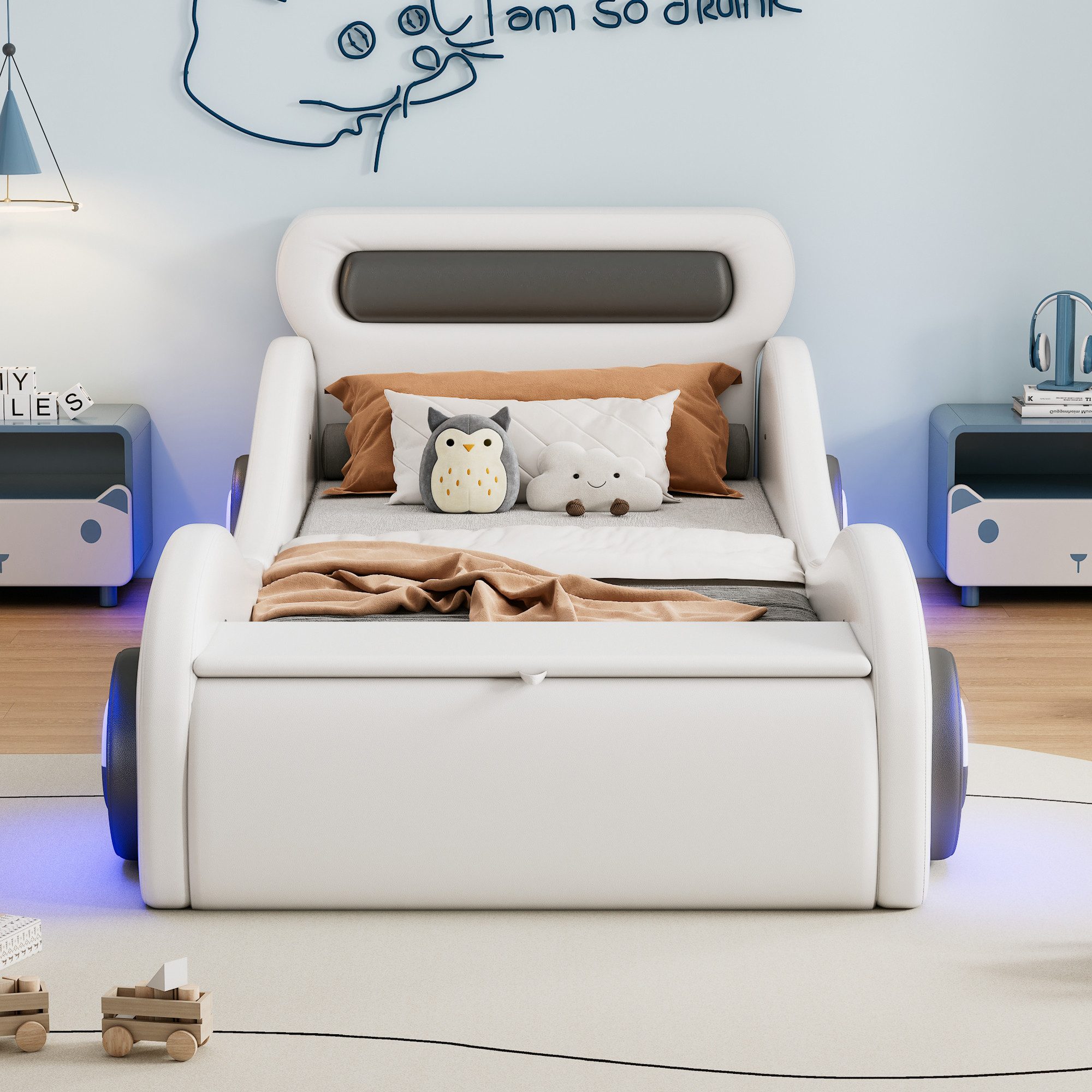 OKWISH Kinderbett Polsterbett in Form eines günstig online kaufen