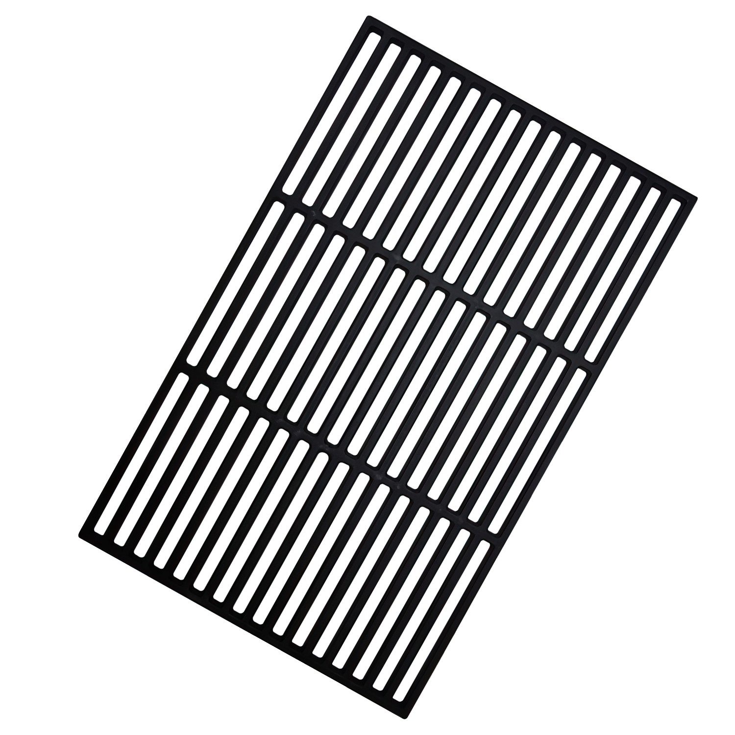 Clanmacy Grillrost Gusseisen-Grillrost, rechteckig für Gasgrill und Holzkohlegrill