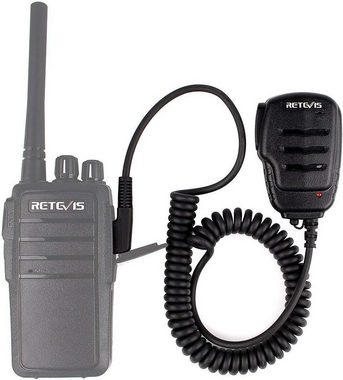 Retevis Walkie Talkie RS111 Handmikrofon, für Gegensprechanlage RT21 RT24 RT27 Baofeng UV-5R
