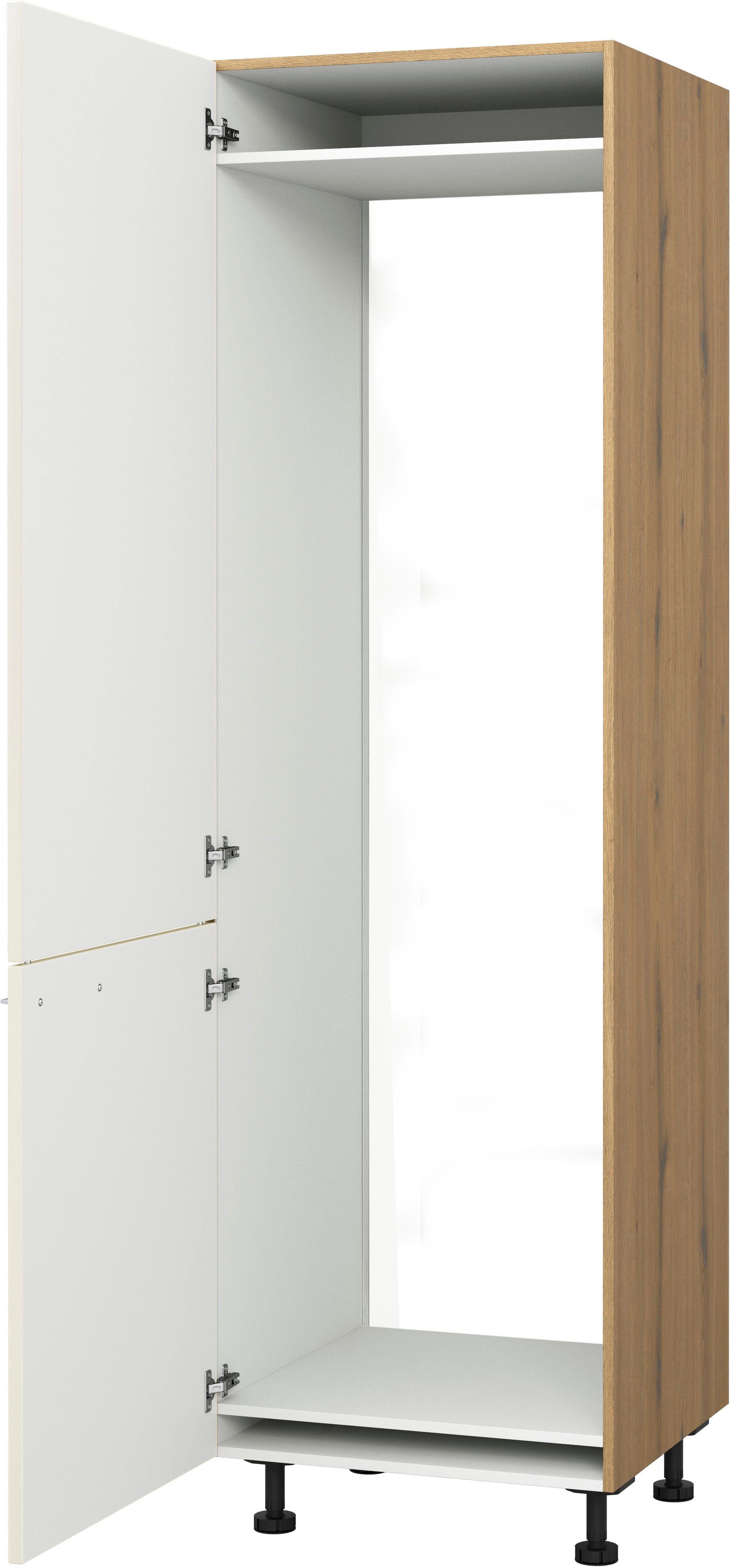 KOCHSTATION Kühlumbauschrank Trea für integrierte Kühl-Gefrierkombi 176,6 cm, Breite 60 cm, Höhe 195 cm