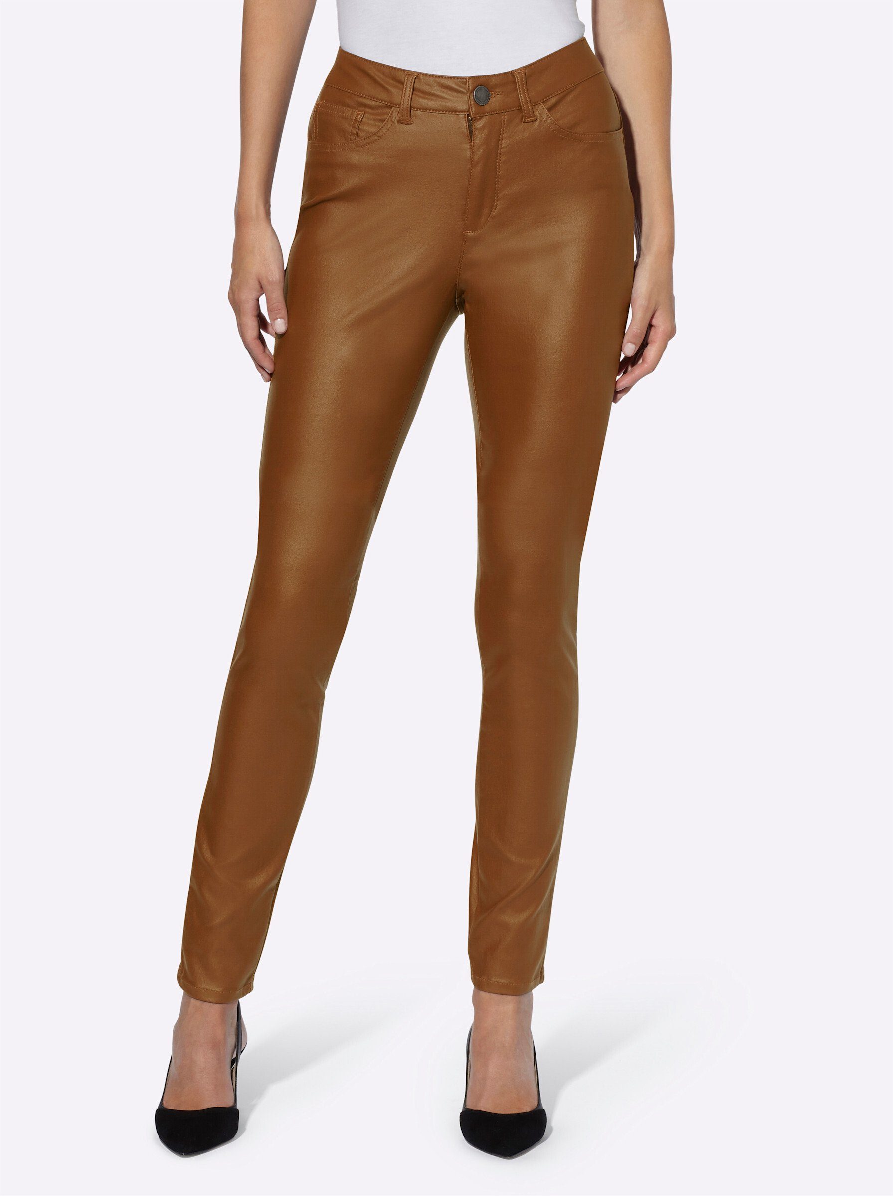 heine Jerseyhose Bauchweg-Hose Innenbeinlänge ca. 71 günstig online kaufen