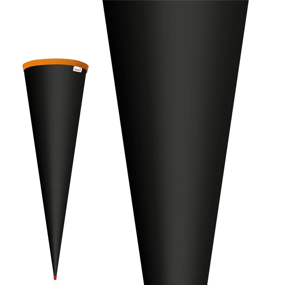 Roth Schultüte Rohling, 70 cm, rund, ohne Verschluss, Zuckertüte zum Basteln
