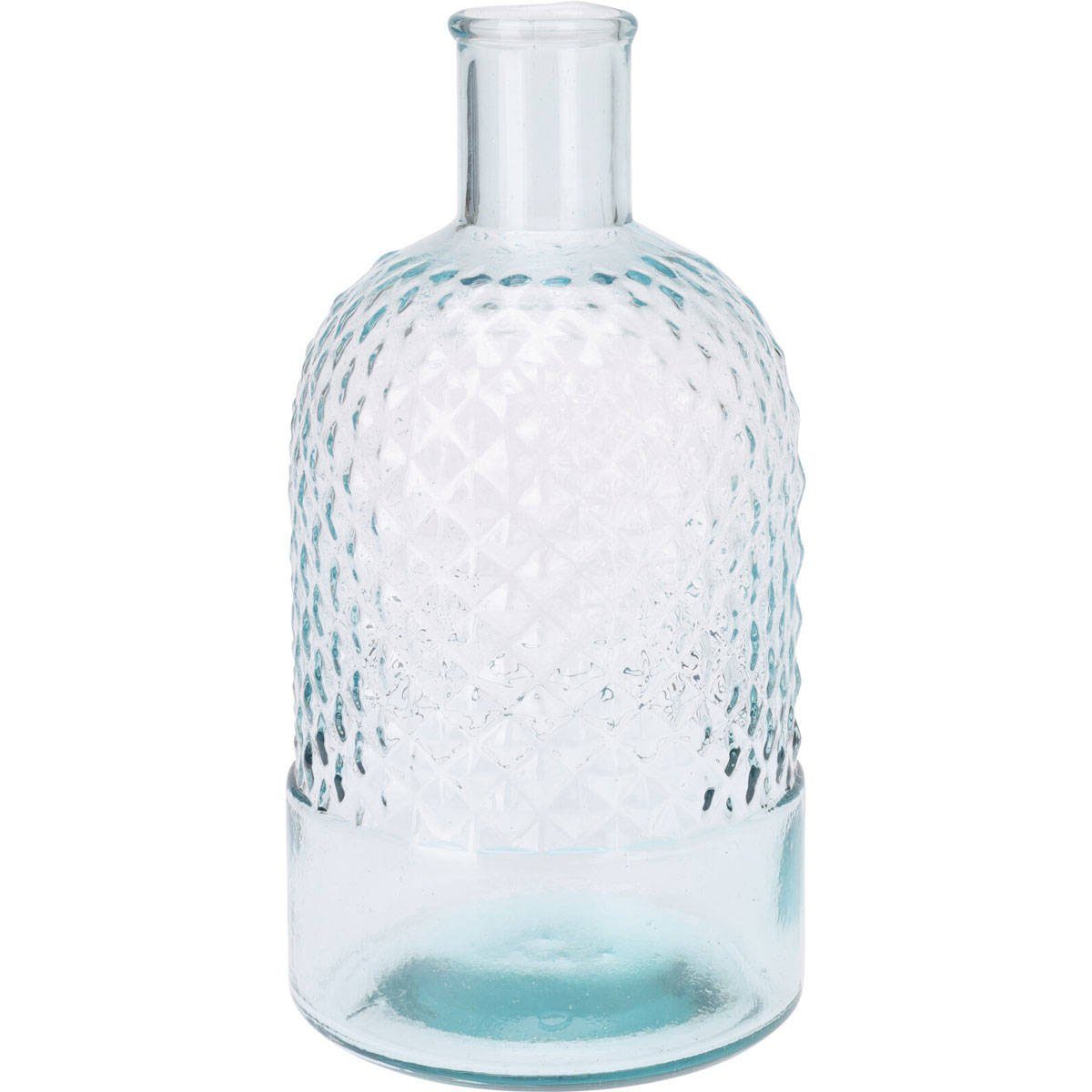 Home & styling collection Dekovase Blumenvase aus recyceltem Glas, Flasche, 23 cm (einzeln)
