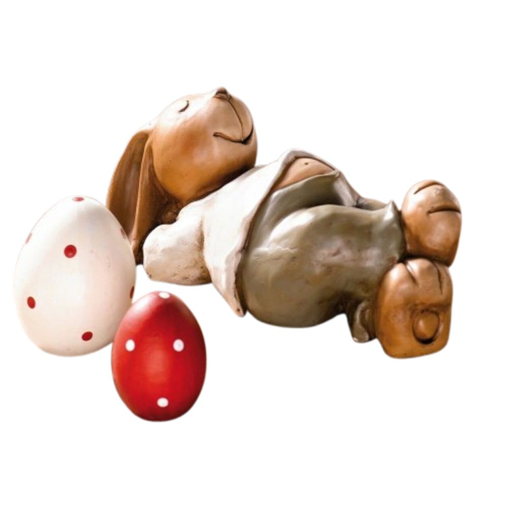 Home-trends24.de Osterhase Osterhase Deko Hase Häsin Hasenpaaar Oster Figur wählbar