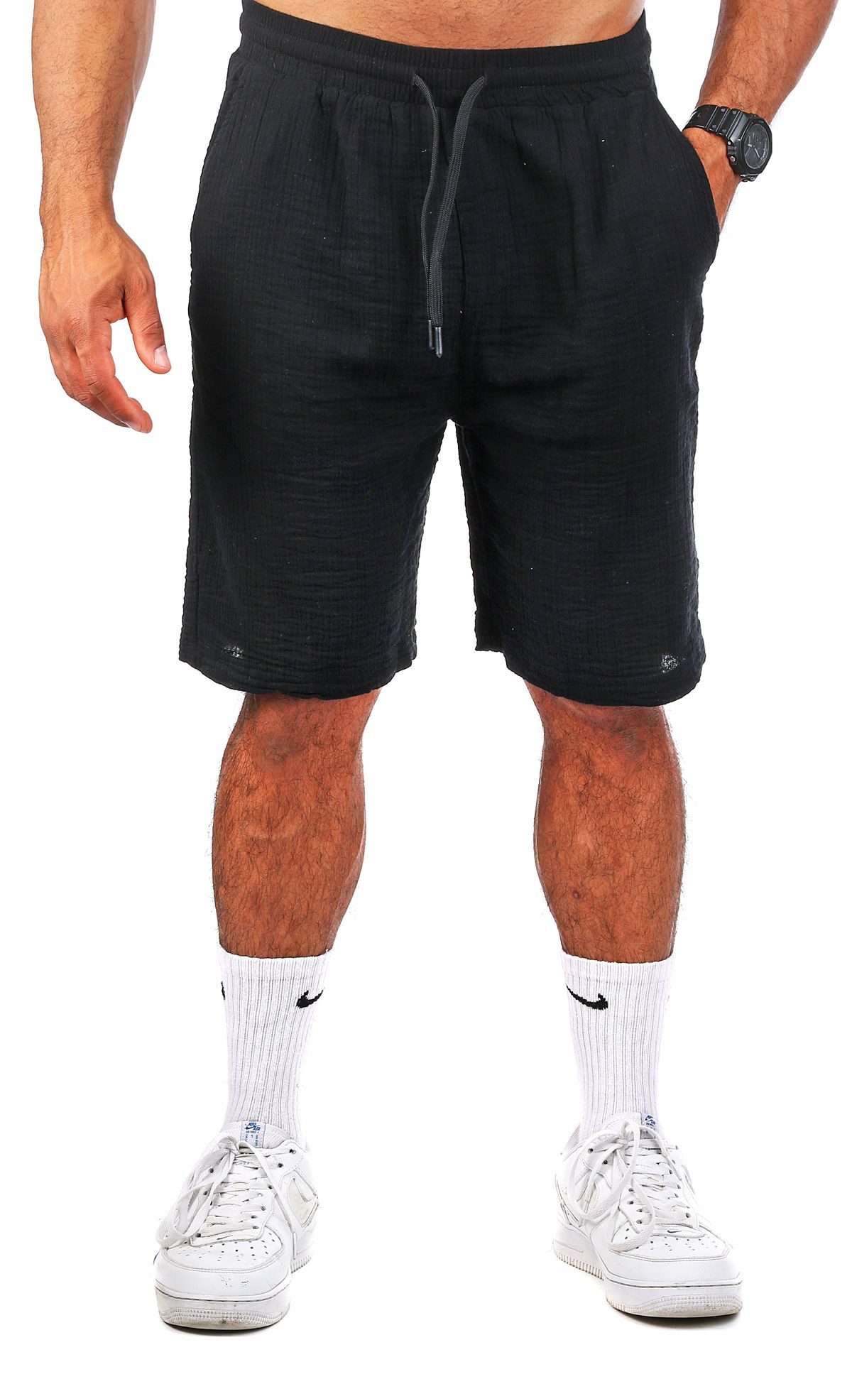 CARISMA Shorts Herren Musselin kurze Strand günstig online kaufen