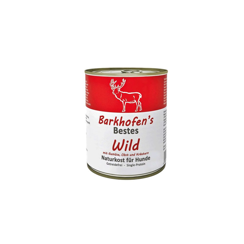 Barkhofen Tiernahrung Bestes Wild, Nassfutter für: Hunde
