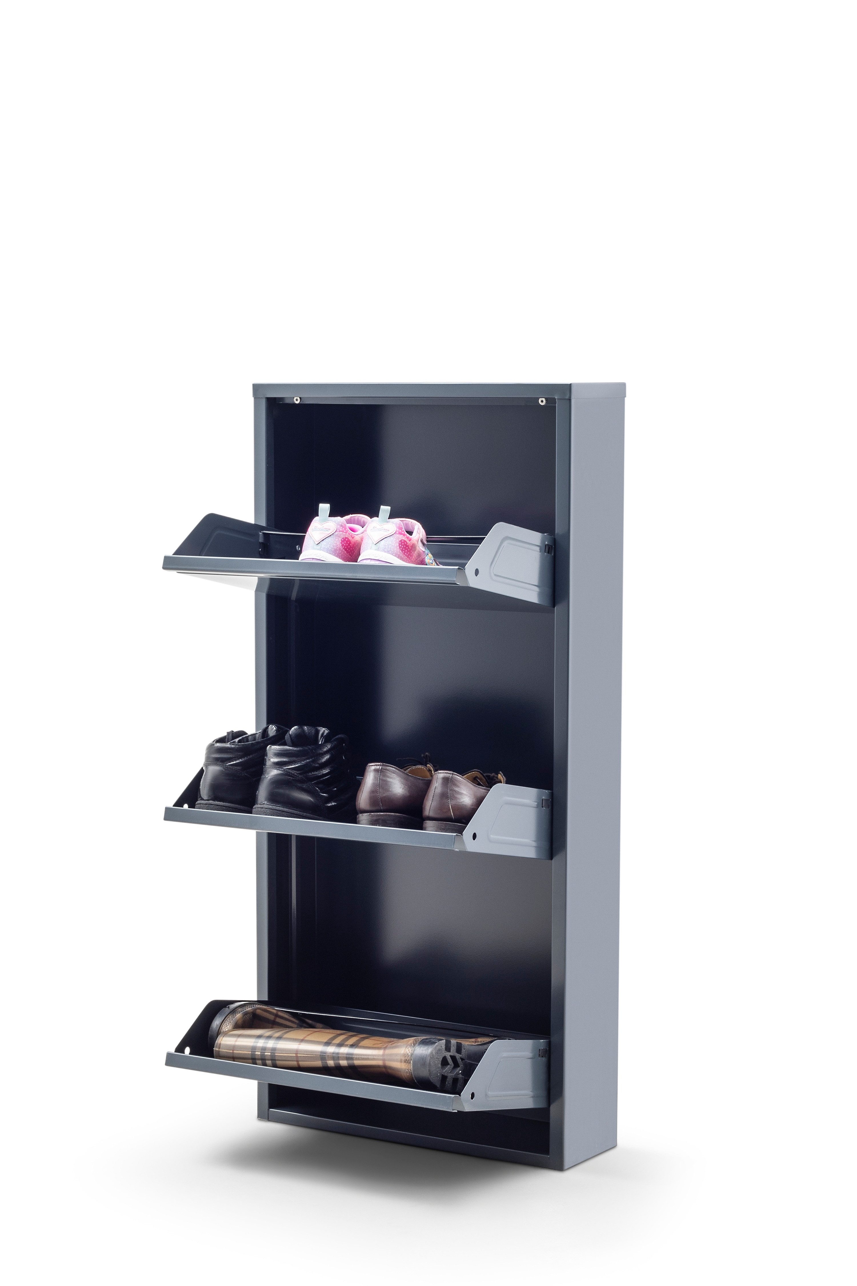 gowoll Schuhregal Schmal Schuhschrank Metall Schuhkipper günstig online kaufen
