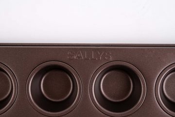 Sallys Muffinform für bis zu 24 Mini-Muffins, (24-tlg), hitzebeständig bis 240 °C