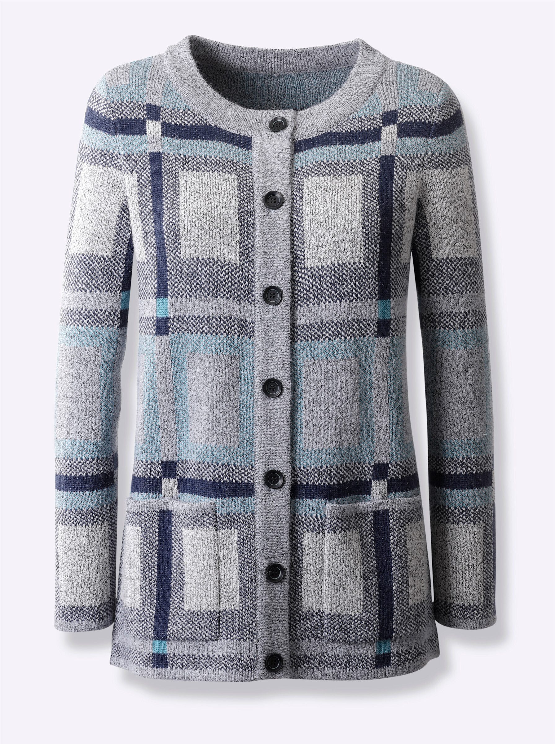 Witt Strickjacke Strickjacke Langarm Jacquard