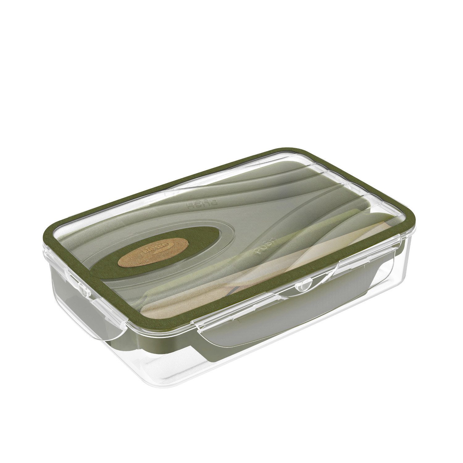 meberg Lunchbox Auslaufsichere Bentobox geeignet für Mikrowelle, Kunststoff, (Kann in der Mikrowelle verwendet werden, Dampfventil), 1 Liter mit 2 Sossenbehälter, Besteck und Innenfach