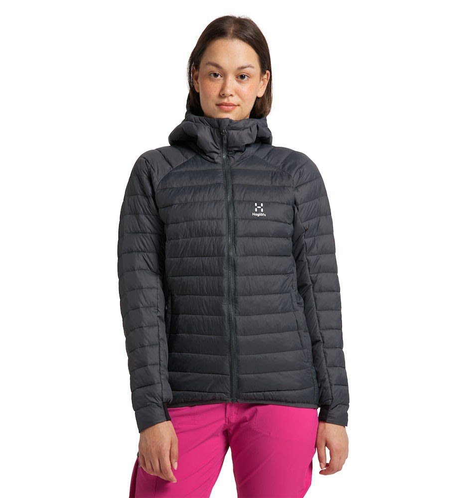 Haglöfs Anorak Haglöfs Damen Spire Magnetite Hood Anorak W Mimic