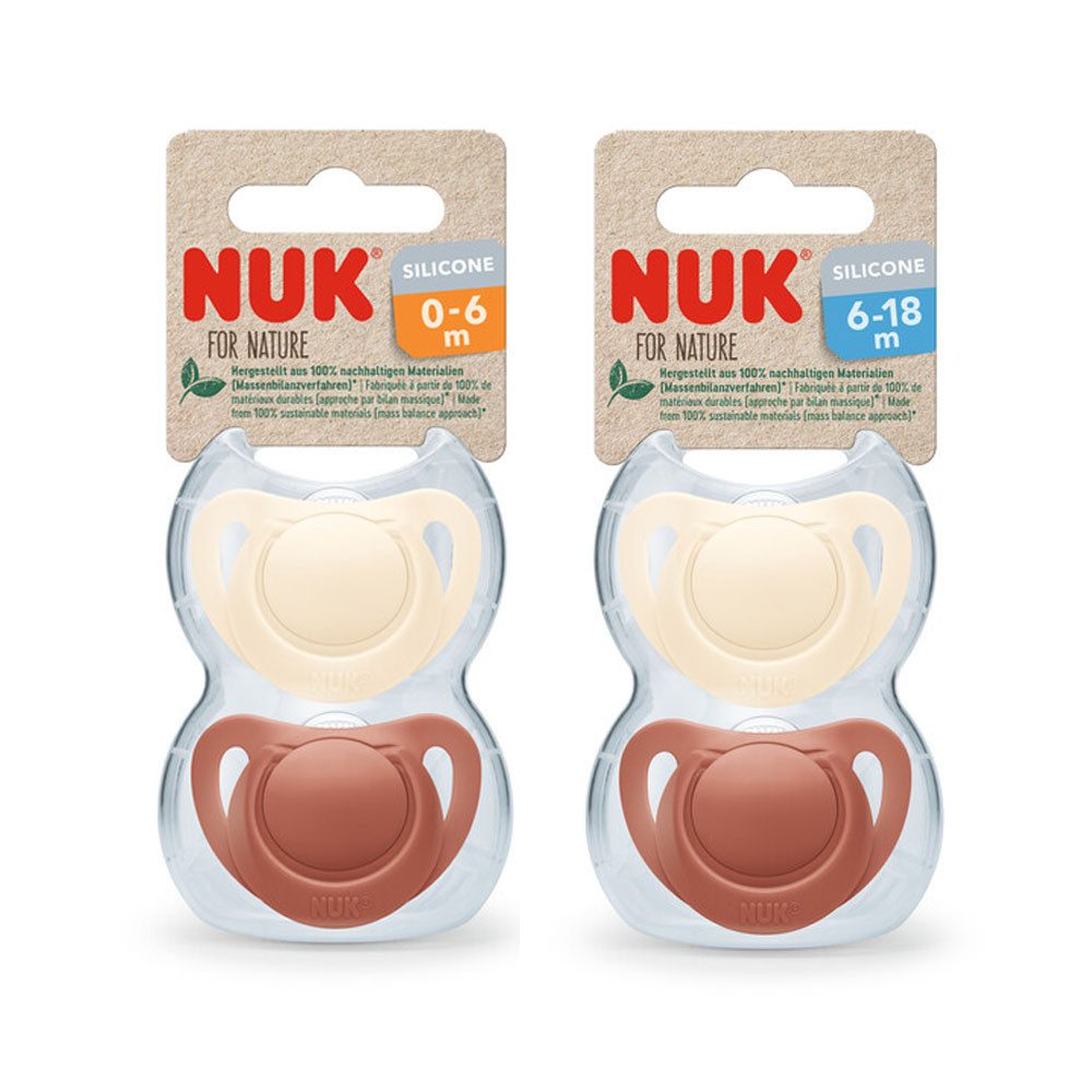 Schnuller NUK Babyschnuller Silikon mit extra Belüftung Vorteilset